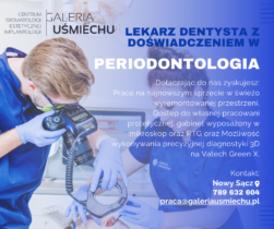 Lekarz Dentysta z Doświadczeniem w Periodontologii – Nowy Sącz
